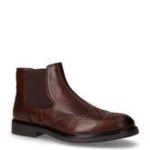 Stivaletto beatles in pelle stile inglese marrone | Boscaini Scarpe
