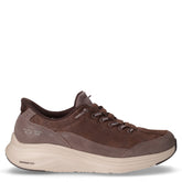 Contour Foam Natural Ease sneaker slip ins in pelle e tessuto cioccolato | Boscaini Scarpe