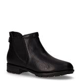 Stivaletto in pelle con zip nero | Boscaini Scarpe