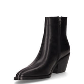 Camperos in pelle con tacco nero | Boscaini Scarpe