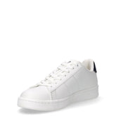 Bell sneaker in ecopelle bambino bianco navy | Boscaini Scarpe