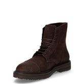 Stivaletto stringato in pelle marrone\r\n | Boscaini Scarpe