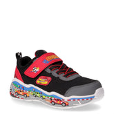 Play Scene sneaker in tessuto ed ecopelle bambino nero rosso | Boscaini Scarpe