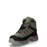 Rigel 2.0 Mid scarpa da trekking in pelle e tessuto bambina salvia amaranto | Boscaini Scarpe