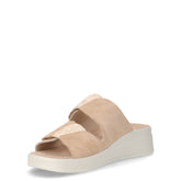 Dida ciabatta in pelle con zeppa corda | Boscaini Scarpe