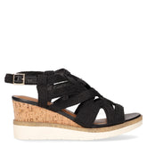Sandalo con tacco black | Boscaini Scarpe