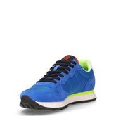 Tom Fluo sneaker in pelle e tessuto blu | Boscaini Scarpe
