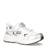 Retro Graph sneaker in tessuto ed ecopelle bambina bianco argento - Sneakers Bambina | Boscaini Scarpe