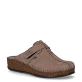 Ciabatta in pelle con zeppa topo - Ciabatte Donna | Boscaini Scarpe