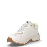 Sneaker in tessuto ed ecopelle bambina off white | Boscaini Scarpe