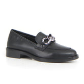 Mocassino con catena nero - Mid Season Sale Mocassini Donna | Boscaini Scarpe