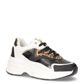 Sneaker in ecopelle nero bianco - Sneakers Donna | Boscaini Scarpe