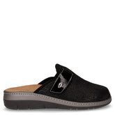 Dasa ciabatta in tessuto nero | Boscaini Scarpe