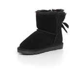 Stivaletto invernale con fiocco bambina black | Boscaini Scarpe