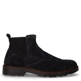 Stivaletto beatles in pelle scamosciata blu scuro | Boscaini Scarpe