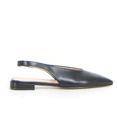 Slingback bassa a punta nero - Slingback | Boscaini Scarpe