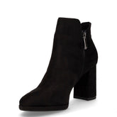 Tronchetto in tessuto con zip nero | Boscaini Scarpe