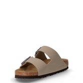 Arizona ciabatta in pelle kaki | Boscaini Scarpe