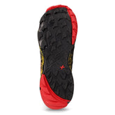 Akasha II scarpa da trail running in mesh e pu nero giallo | Boscaini Scarpe