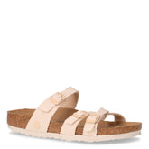 Franca Rivet Logo ciabatta vegana in tessuto uovo | Boscaini Scarpe
