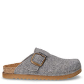 Ciabatta in tessuto grigio | Boscaini Scarpe