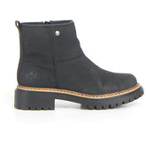 Stivaletto con zip nero - RIEKER | Boscaini Scarpe
