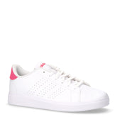 ADVANTAGE BASE 2.0 J sneakers in ecopelle e tessuto bianco rosa | Boscaini Scarpe