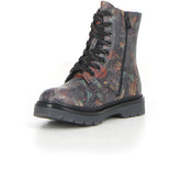 Anfibio con zip print black | Boscaini Scarpe