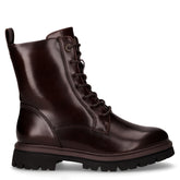 Anfibio in ecopelle con zip caffè | Boscaini Scarpe