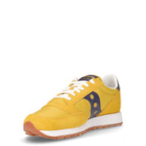 Jazz Original sneaker in pelle e tessuto mostarda | Boscaini Scarpe