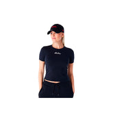 FEMALE NE SLIM TEE New Era black white - Abbigliamento Donna | Boscaini Scarpe