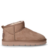 Chab stivaletto caldo in pelle taupe | Boscaini Scarpe