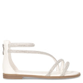 Sandalo da bambina con strass cristallo | Boscaini Scarpe