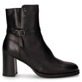 Tronchetto in pelle con zip nero - 4 GIORNI DI SCONTI ! | Boscaini Scarpe