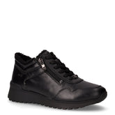 Sneaker in pelle impermeabile nero | Boscaini Scarpe