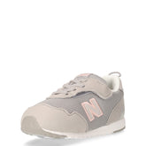 515 sneaker bambina in tessuto ed ecopelle grigio pioggia | Boscaini Scarpe