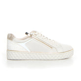 Sneaker con zip cream comb - Sneakers Donna | Boscaini Scarpe