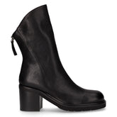 Stivale con tacco in pelle nero - Stivali Donna | Boscaini Scarpe