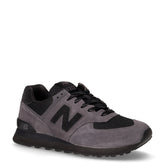 574 sneaker in pelle scamosciata e tessuto navy grigio nero | Boscaini Scarpe