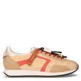 Easy Runner sneaker in tessuto e pelle beige - SUN68 | Boscaini Scarpe