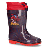 Stivale da pioggia in gomma bambino blu rosso | Boscaini Scarpe