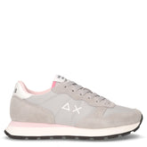 Ally Solid sneaker in pelle e tessuto grigio | Boscaini Scarpe