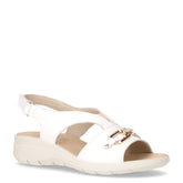 Sandalo in pelle con staffa bianco - Comfort Donna | Boscaini Scarpe