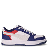 Rebound Slam sneaker in ecopelle ragazzo blu bianco rosso | Boscaini Scarpe