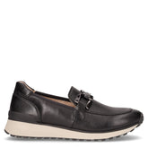 Mocassino con staffa nero nappa - Mocassini Donna | Boscaini Scarpe