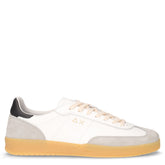 California Sun sneaker in pelle ed ecopelle bianco grigio chiaro - SUN68 UOMO | Boscaini Scarpe
