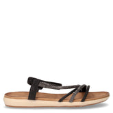 Sandalo in tessuto con strass nero - TOO LIKE | Boscaini Scarpe
