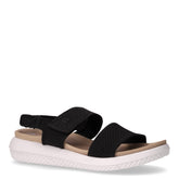 Sandalo sportivo in tessuto traforato nero - Comfort Donna | Boscaini Scarpe