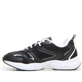 Retro Tennis mesh sneaker black bright white - Mid Season Sale Sneakers Uomo | Boscaini Scarpe