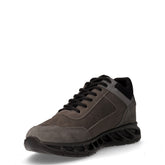 Sneaker in pelle grigio  scuro | Boscaini Scarpe